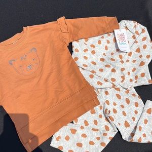 Carters 3-piece set, size 12 M